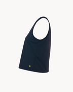 Navy Blue Cropped Top