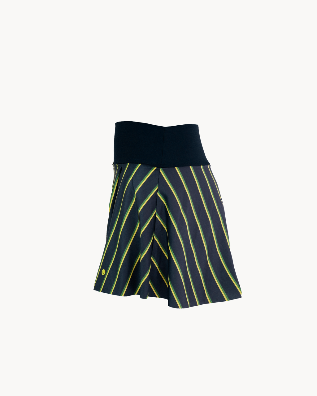 Green & Yellow Navy Skirt