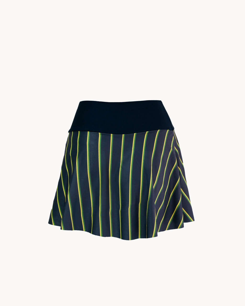 Green & Yellow Navy Skirt