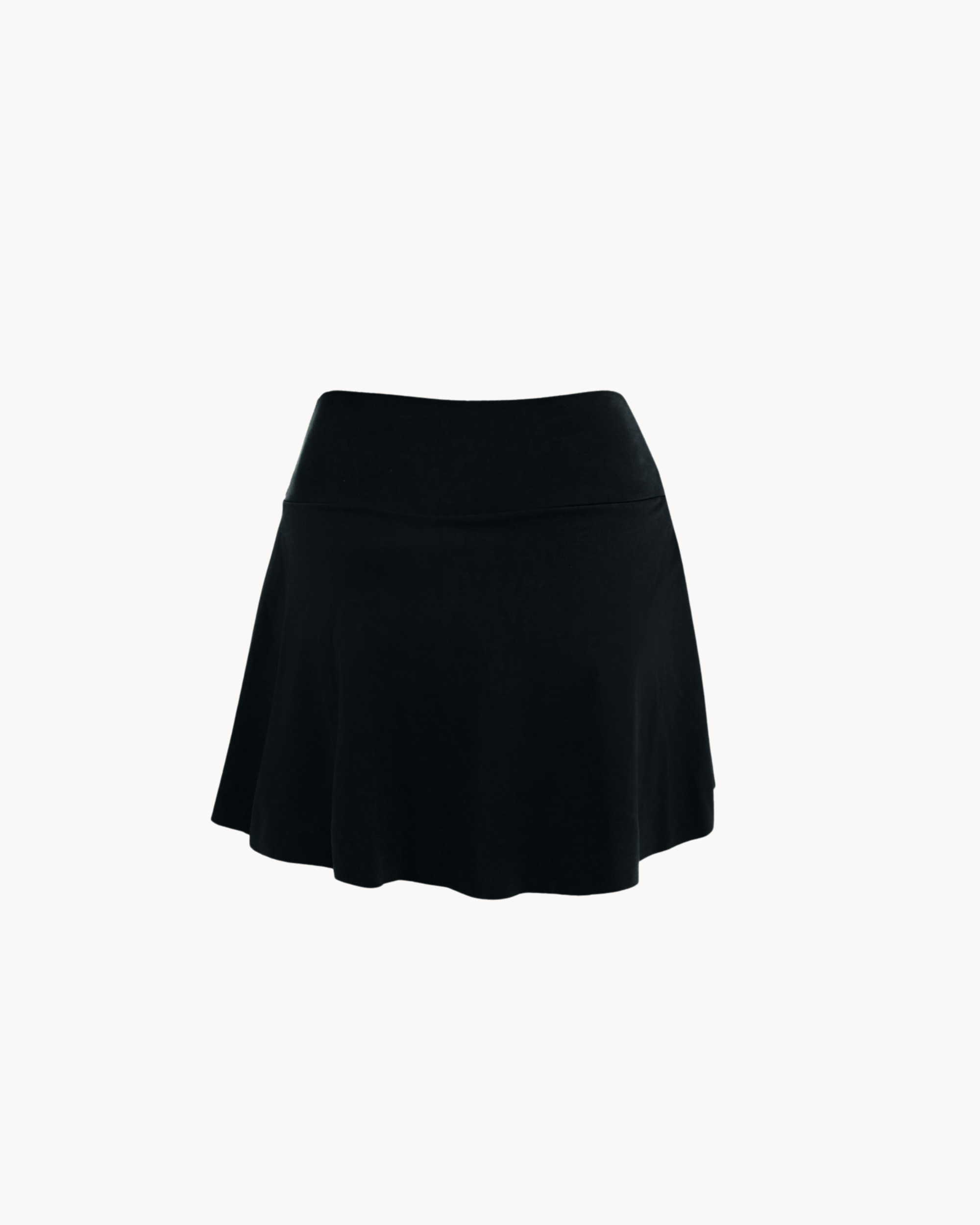 Black Plain Skirt