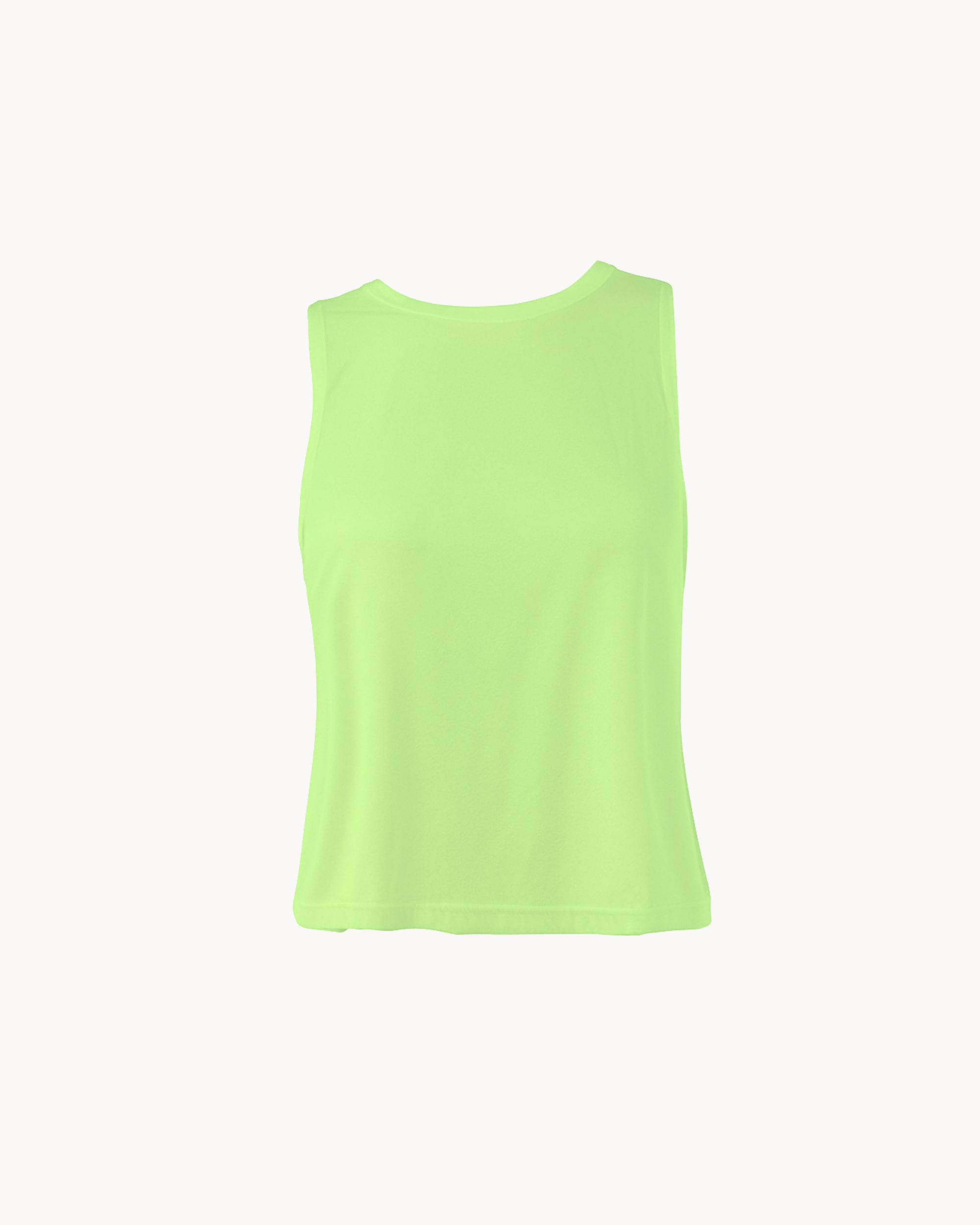 Lime Cropped Top