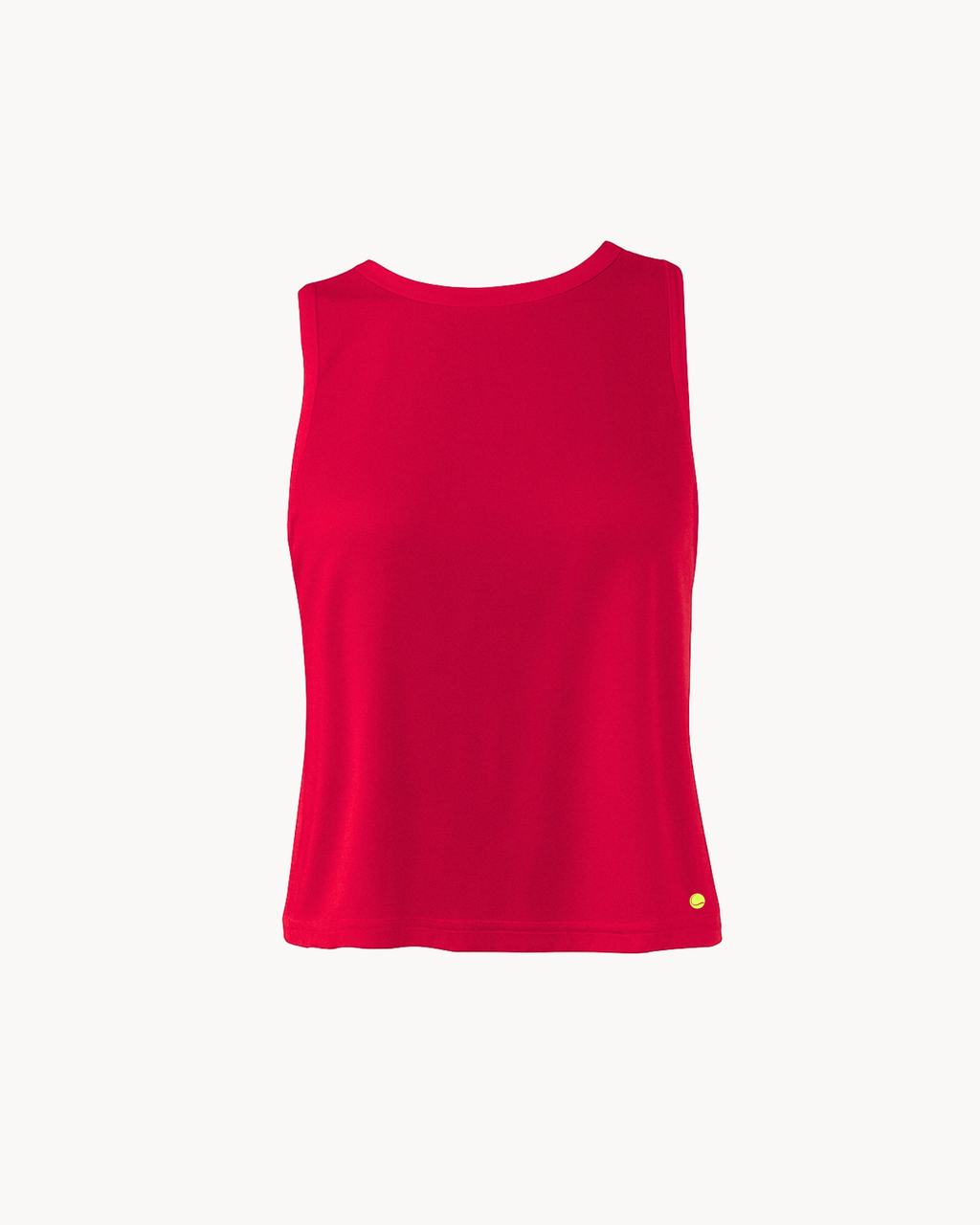 Cherry Red Cropped Top