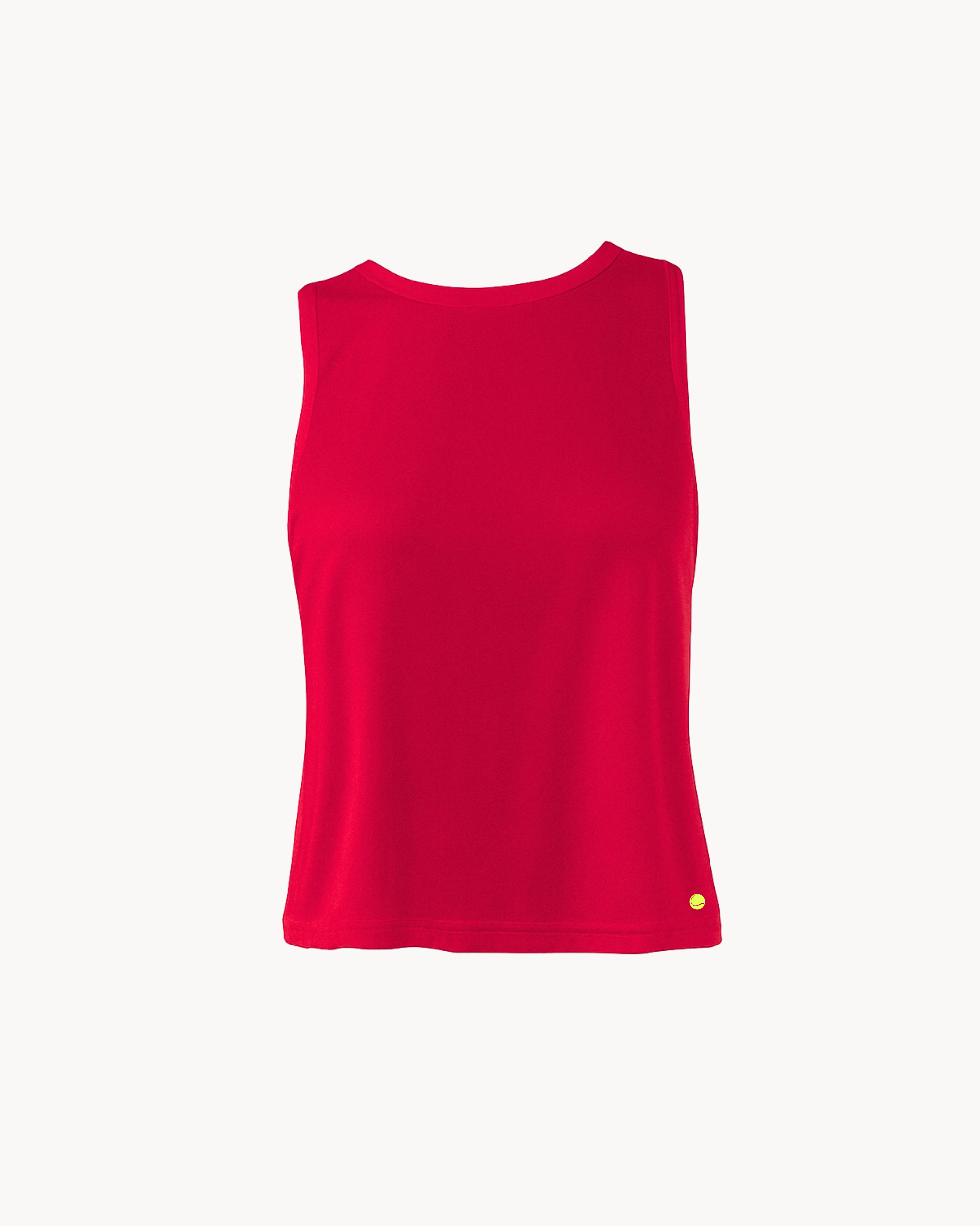 Cherry Red Cropped Top