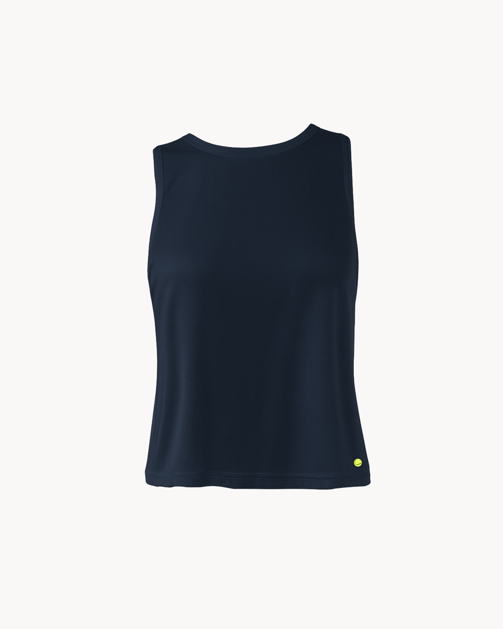 Navy Blue Cropped Top