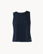 Navy Blue Cropped Top