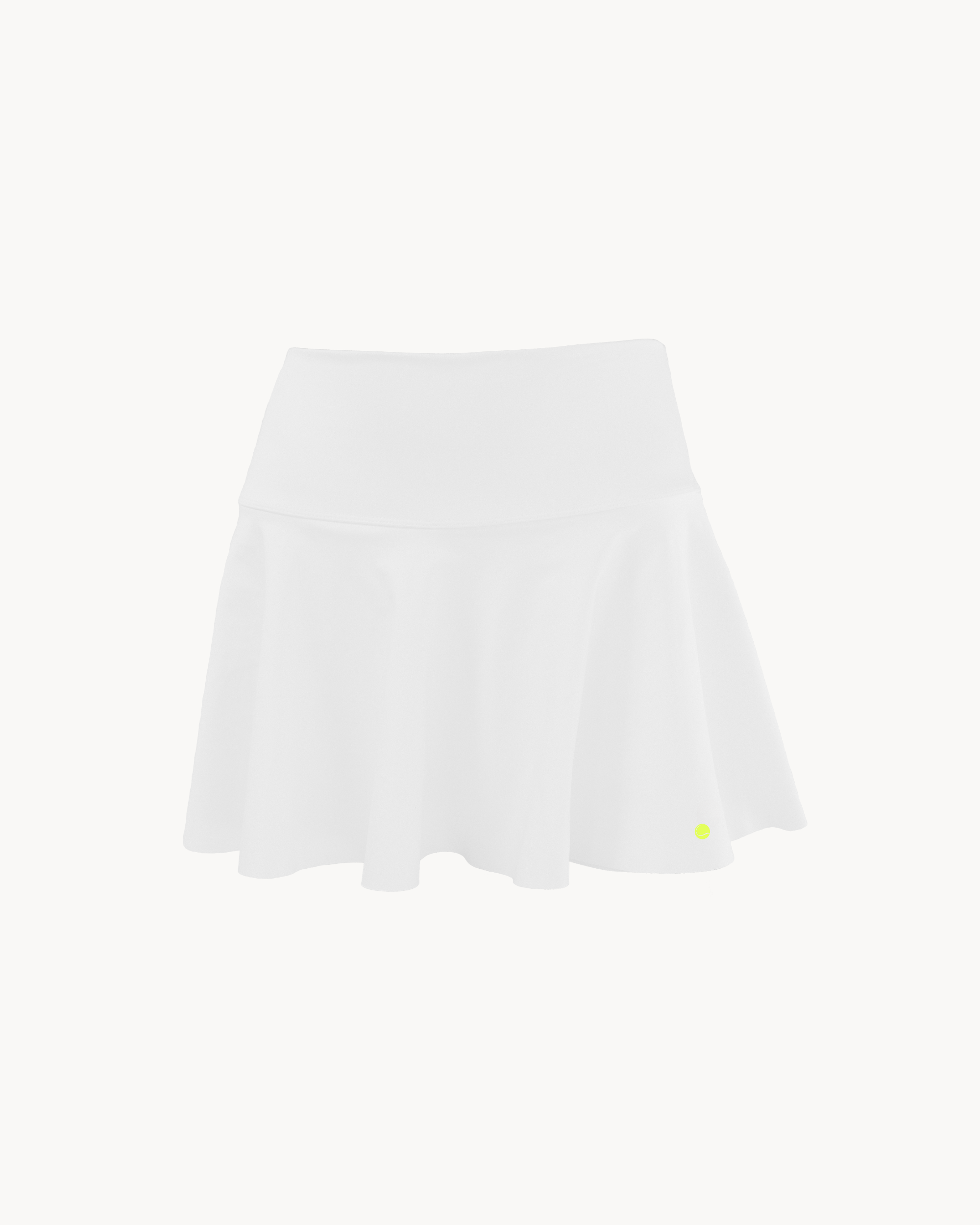 White Plain Skirt