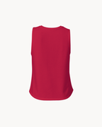 Cherry Red Cropped Top