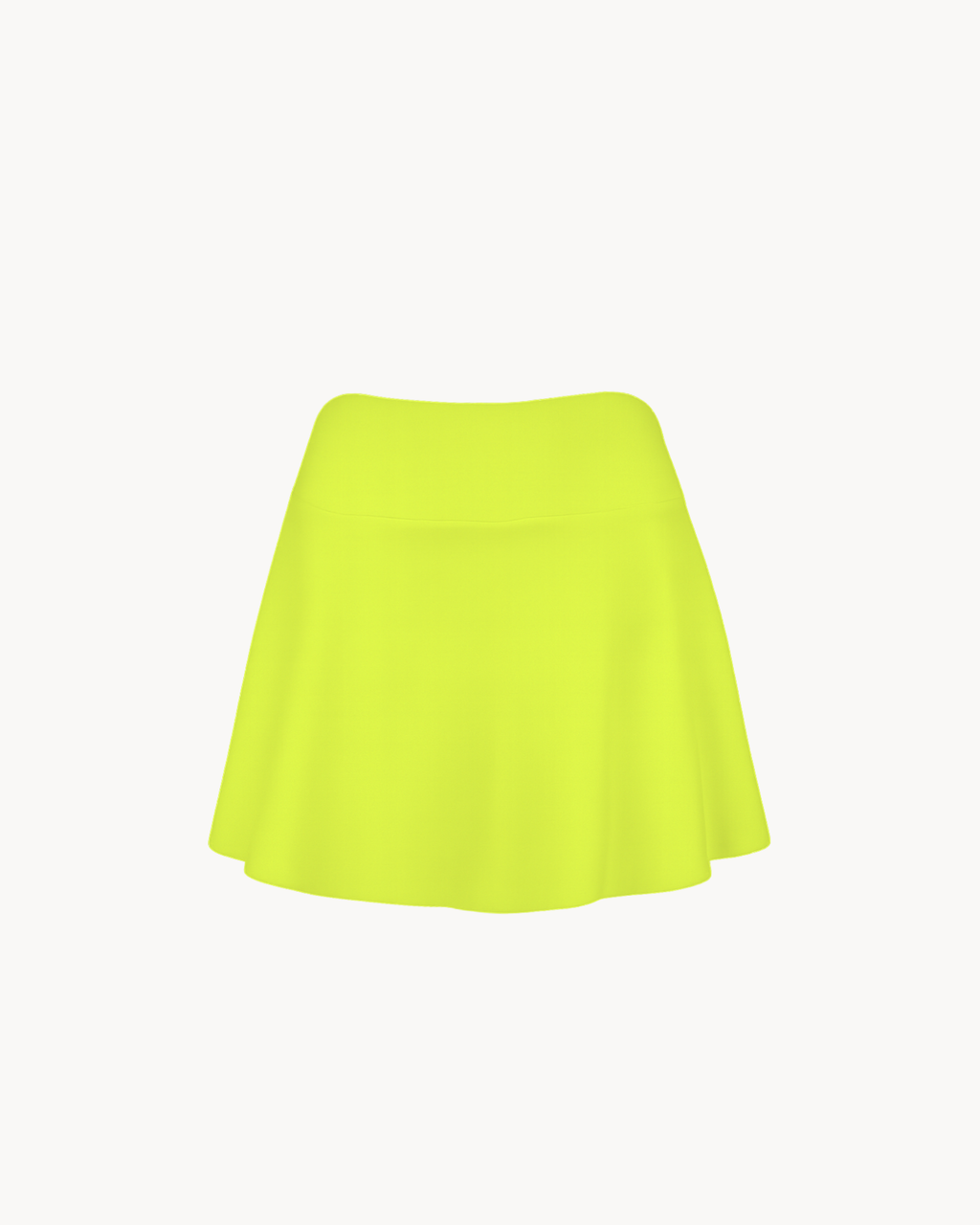 Neon Yellow Skirt