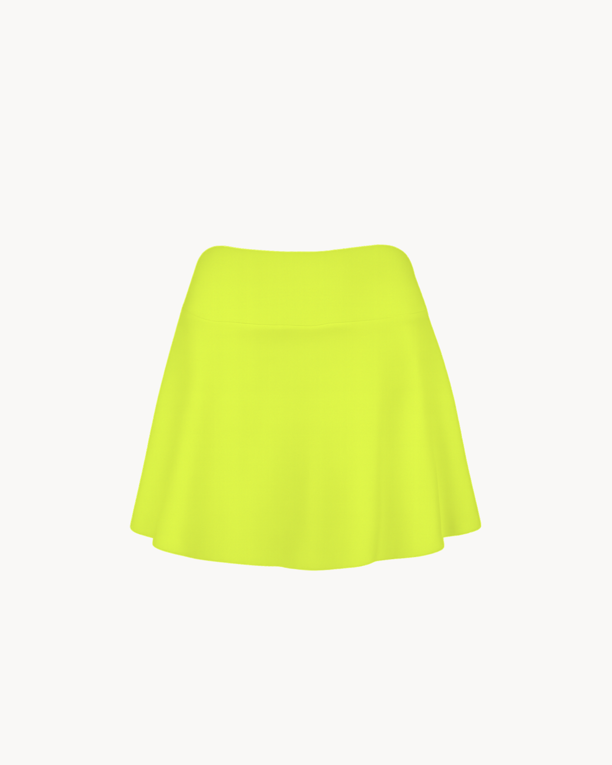 Neon Yellow Skirt