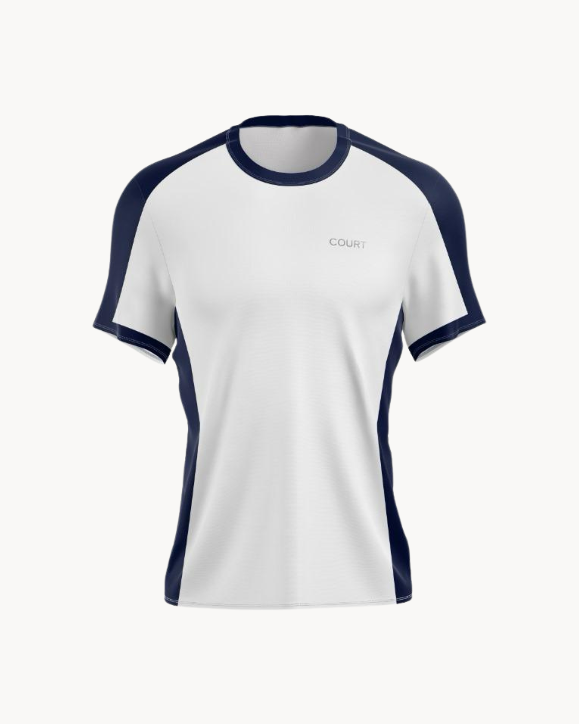 White & Blue Men Game Shirt