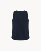 Navy Blue Cropped Top