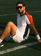 Black & Red White Men Set Shirt