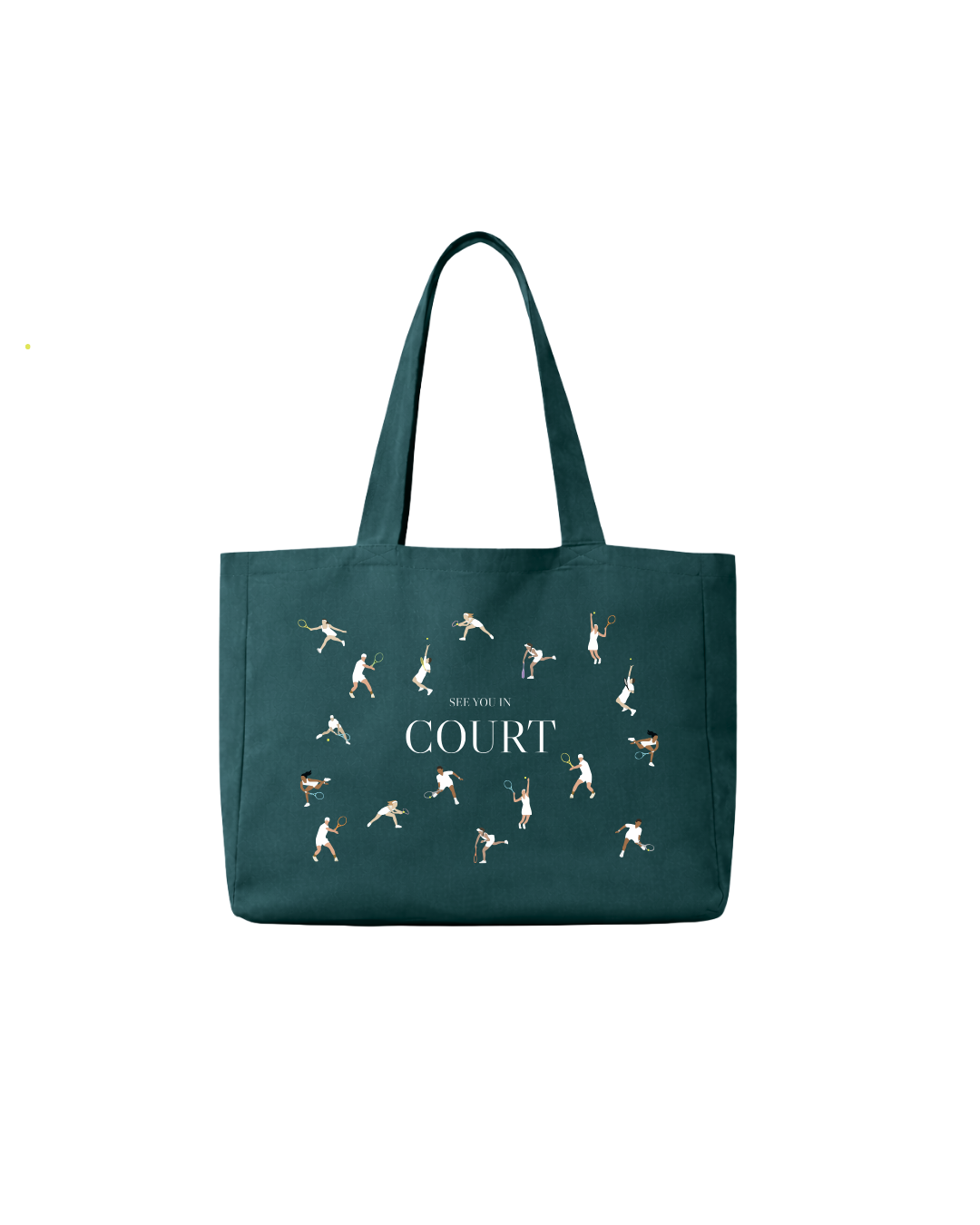 Court Tote Green