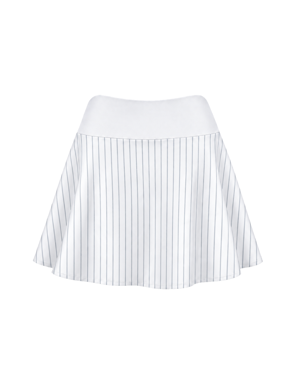 Silver Stripes Skirt