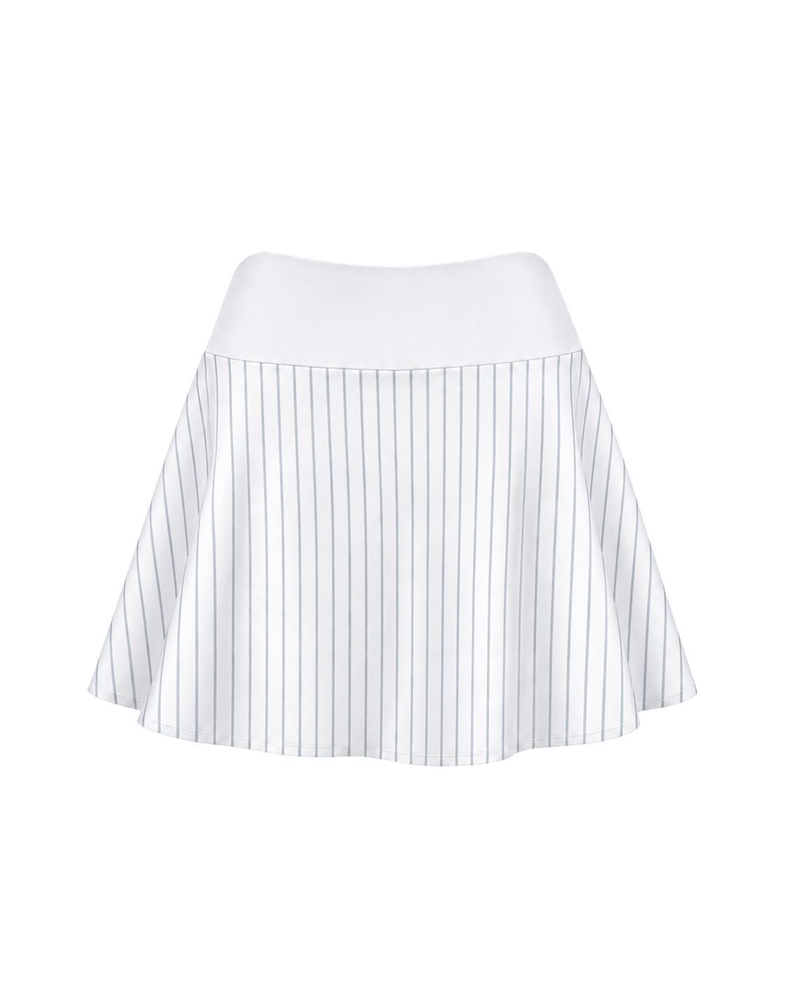 Silver Stripes Skirt