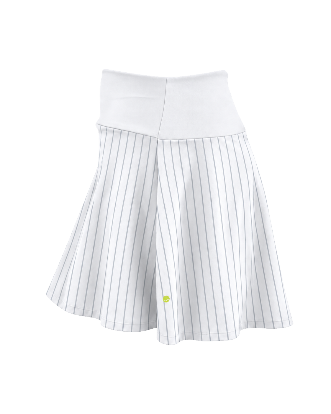 Silver Stripes Skirt